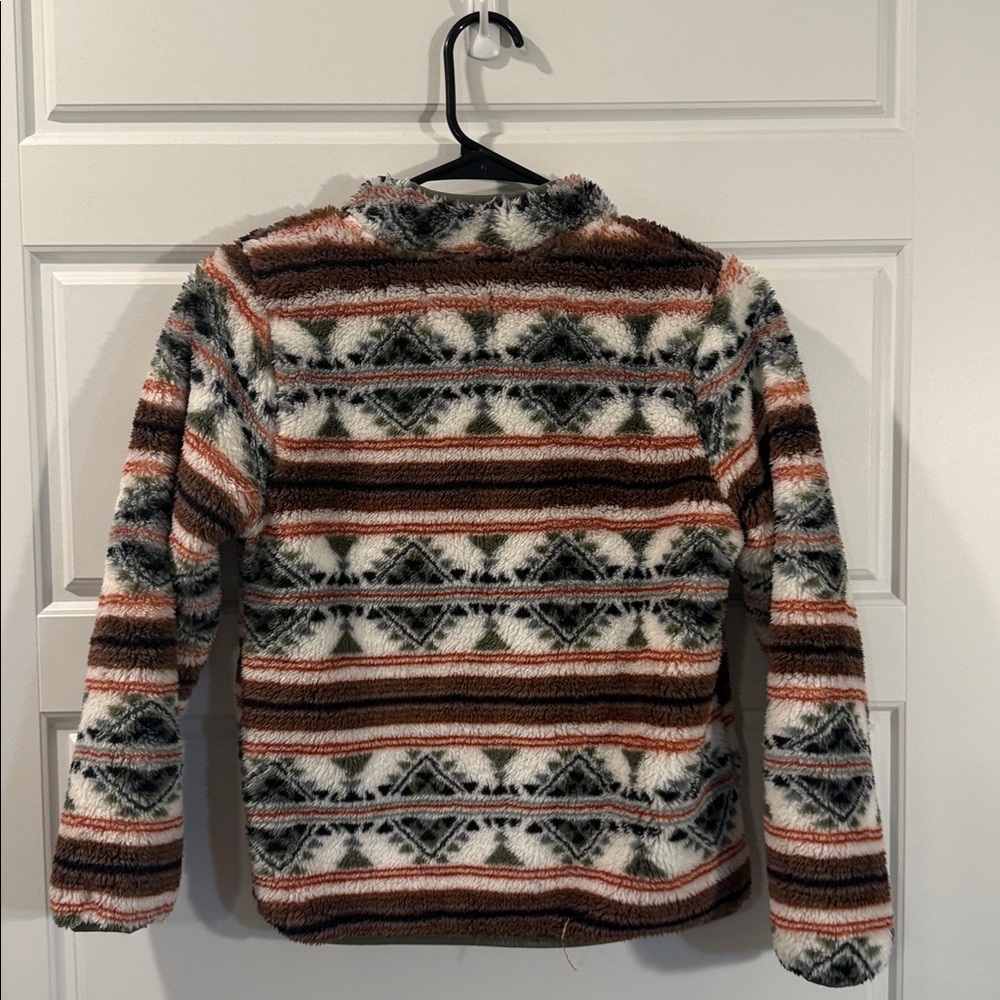 Hurley Boys Sherpa Printed Quarter-Zip Jacket 8 NWT - Picture 4 of 4